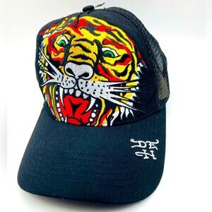NWT Ed Hardy Tiger Embroidered Baseball Hat